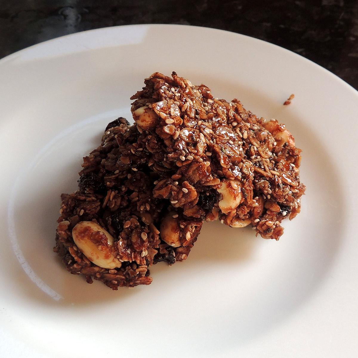 Gluten Free Cocoa, Nut and Seed Bars