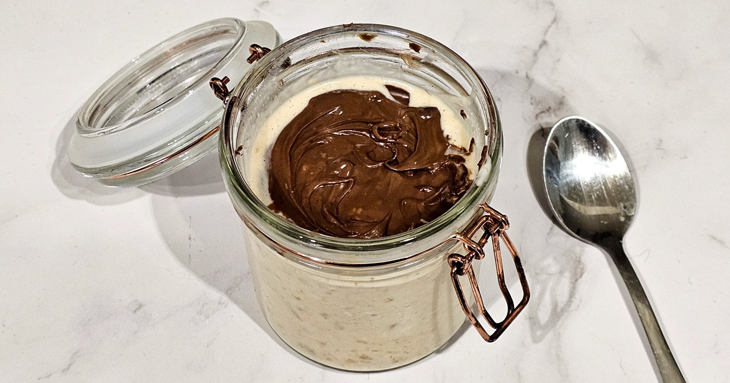 Gluten and Dairy Free Peanut Butter Cup Style Overnight Oats