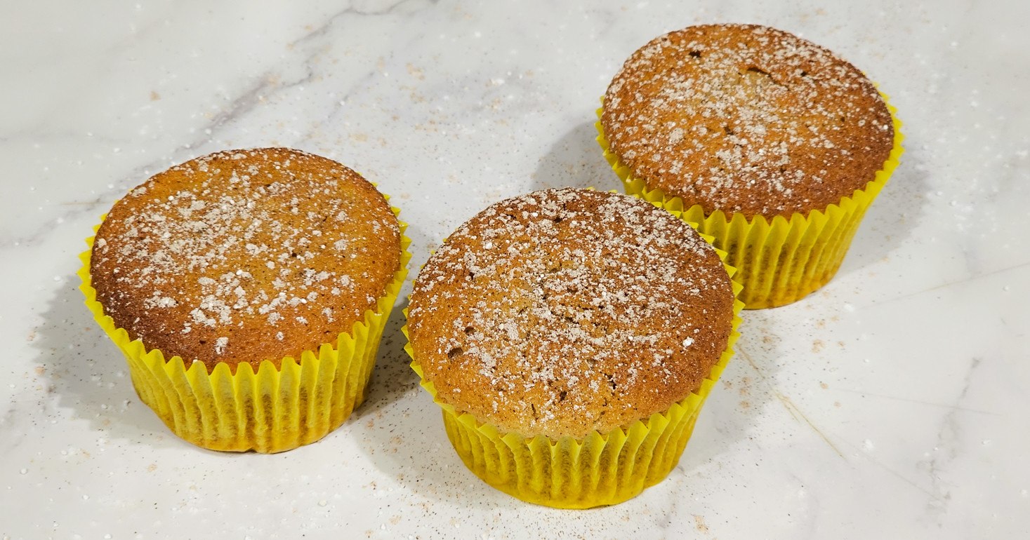 Gluten Free Banana and Cinnamon Cupcakes