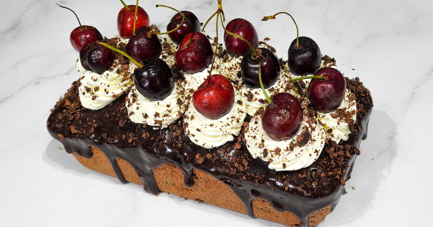 Gluten Free Black Forest Loaf Cake