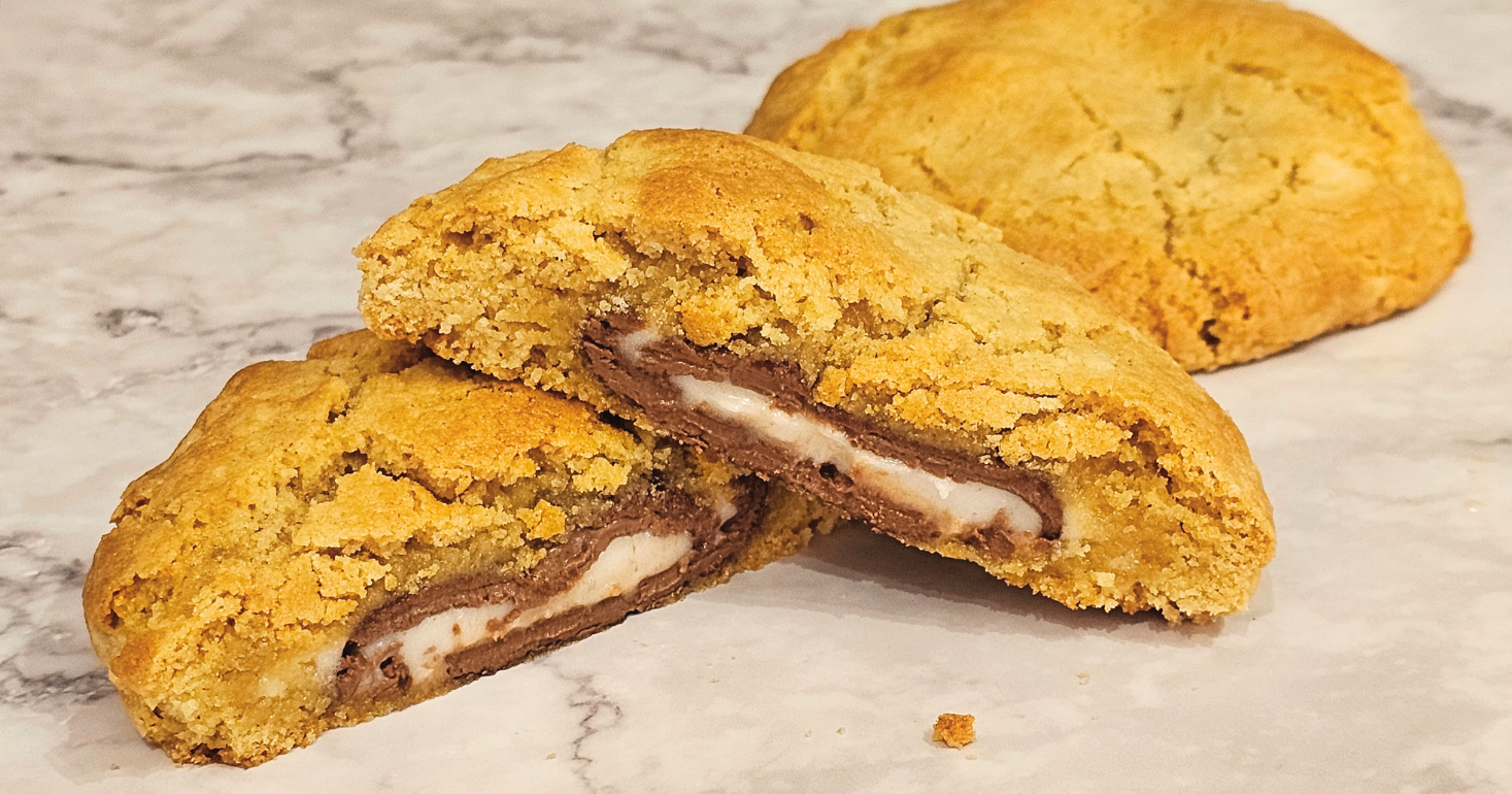 Gluten Free Creme Egg Sharing Cookies