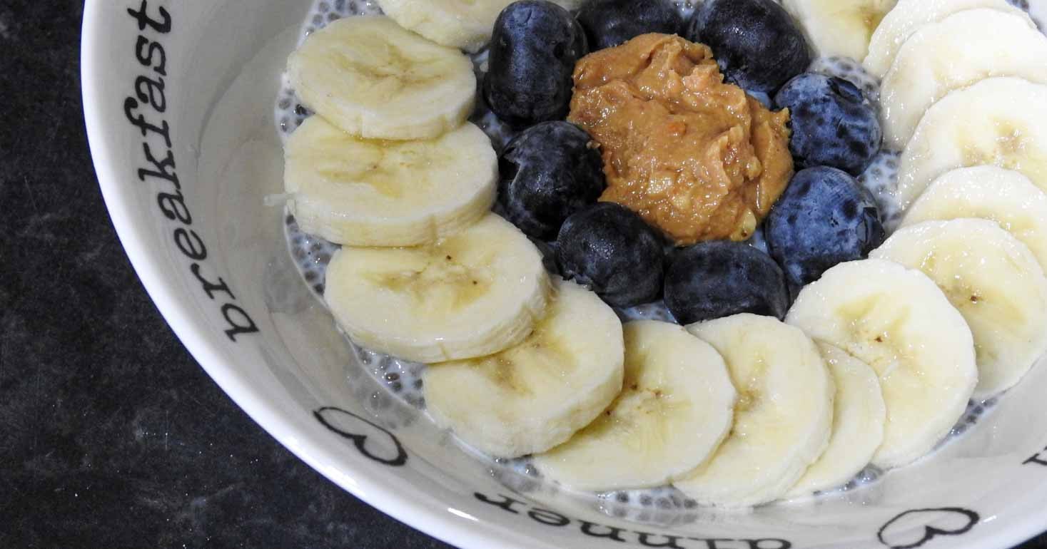 Gluten Free Hot Chia, Maple and Peanut Butter Pudding