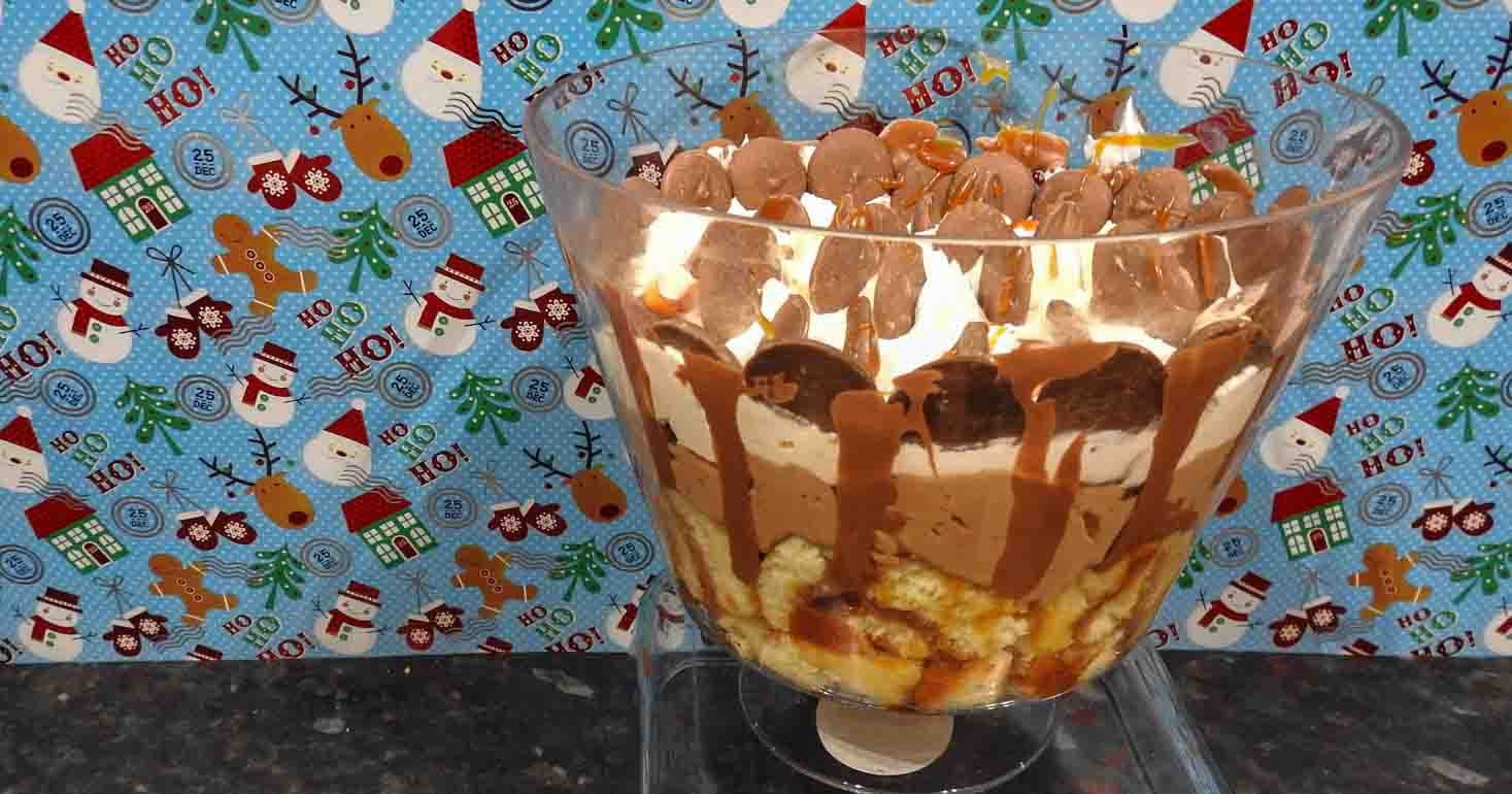 Gluten Free Salted Caramel and Chocolate Trifle