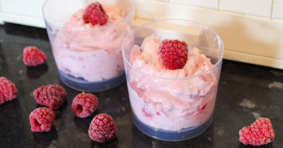 Gluten Free Simple Raspberry Cheesecake Inspired Mousse
